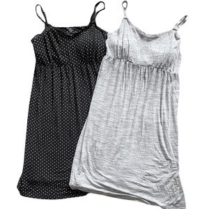 Bundle of 2 Motherhood Nursing Nightgowns